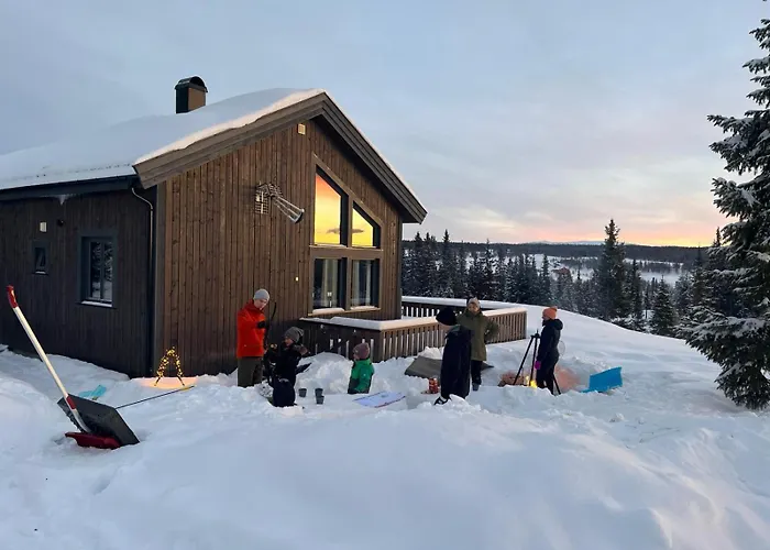 Modern Mountain In Tisleidalen, Golsfjellet Дом отдыха *