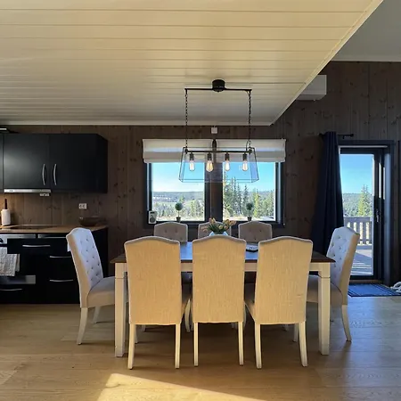 Modern Mountain In Tisleidalen, Golsfjellet Vakantiehuis *